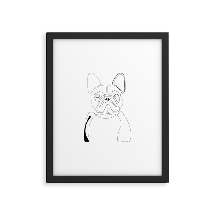 French Bulldog Framed Art Print Gallery Image 1