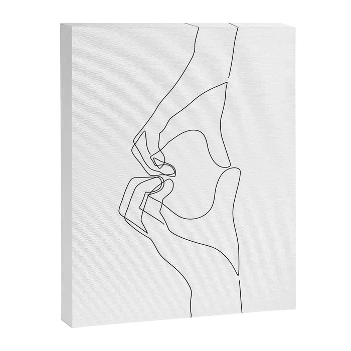 Hand Heart Canvas Print Gallery Image 1