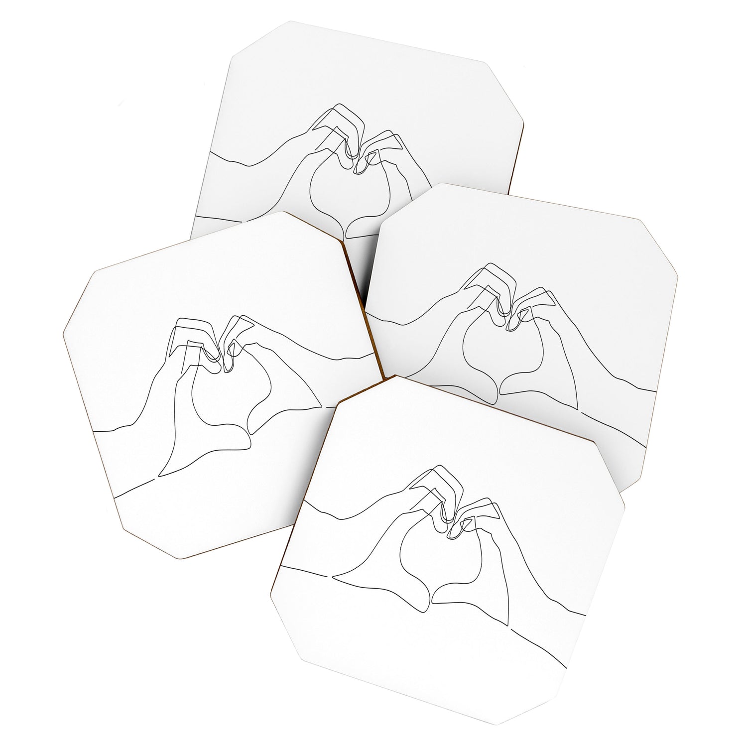 Hand Heart Coaster Gallery Image 1