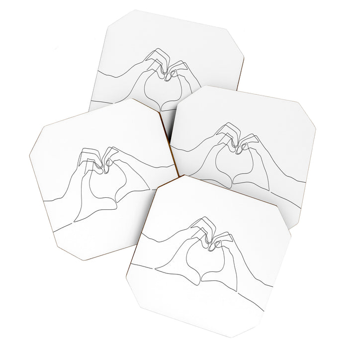 Hand Heart Coaster Gallery Image 1