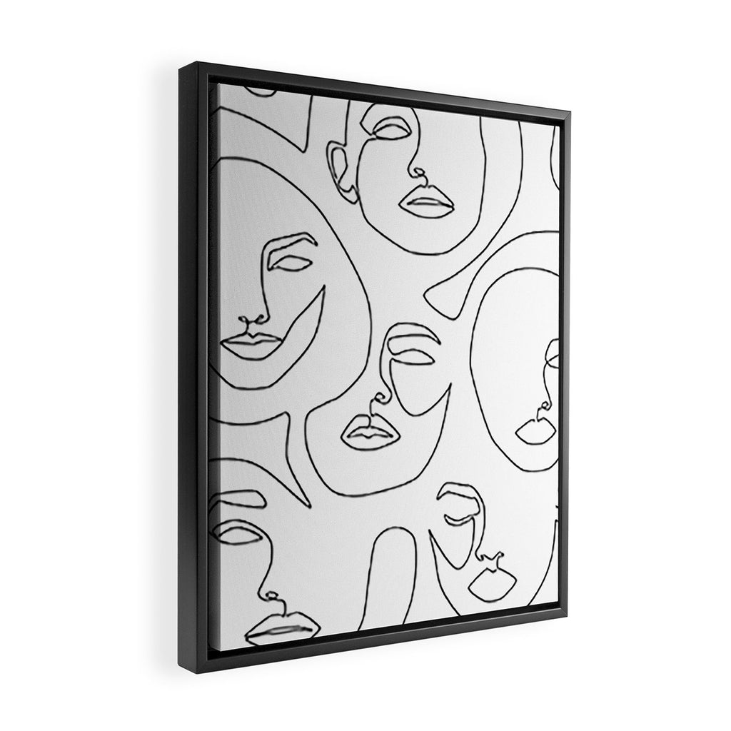 Her and Her Framed Canvas Print Gallery Image 2