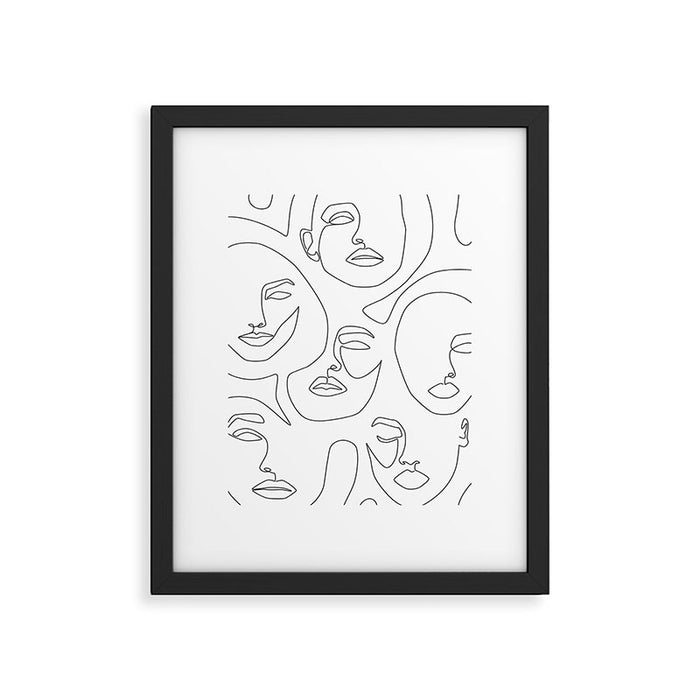 Her and Her Framed Art Print Gallery Image 1