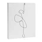 Line Ballerina Canvas Print Gallery Image 6