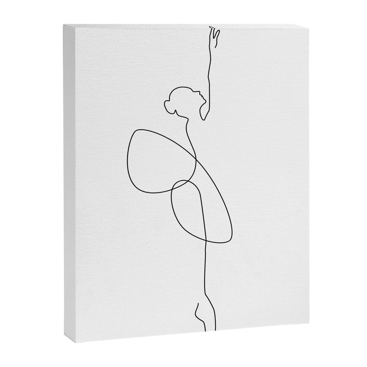 Line Ballerina Canvas Print Gallery Image 6