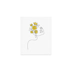 Mustard Bloom Girl Art Print Gallery Image 1