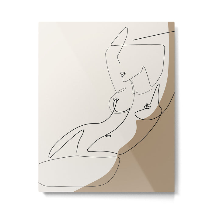 Nakedness Metal Print Gallery Image 1