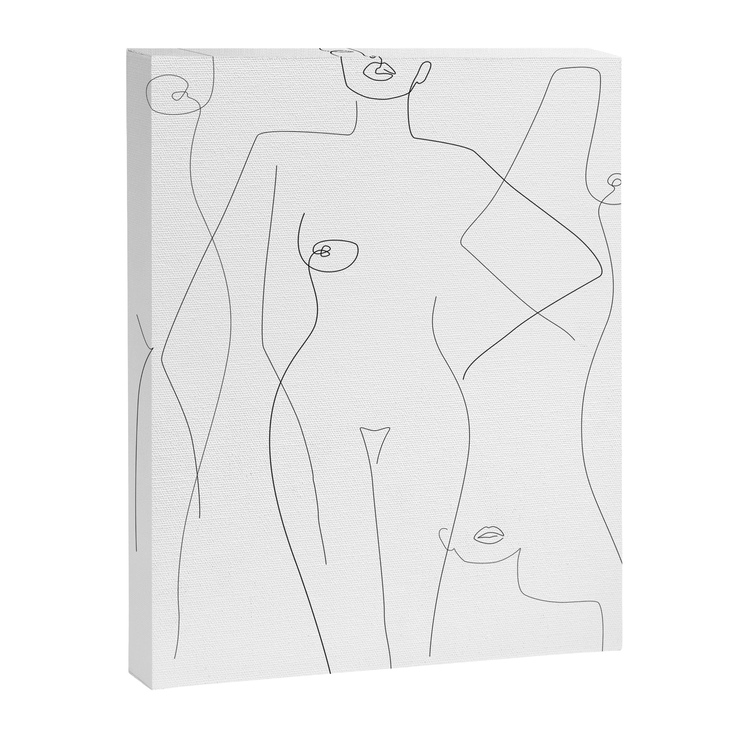 Nude and Naked Canvas Print Gallery Image 6
