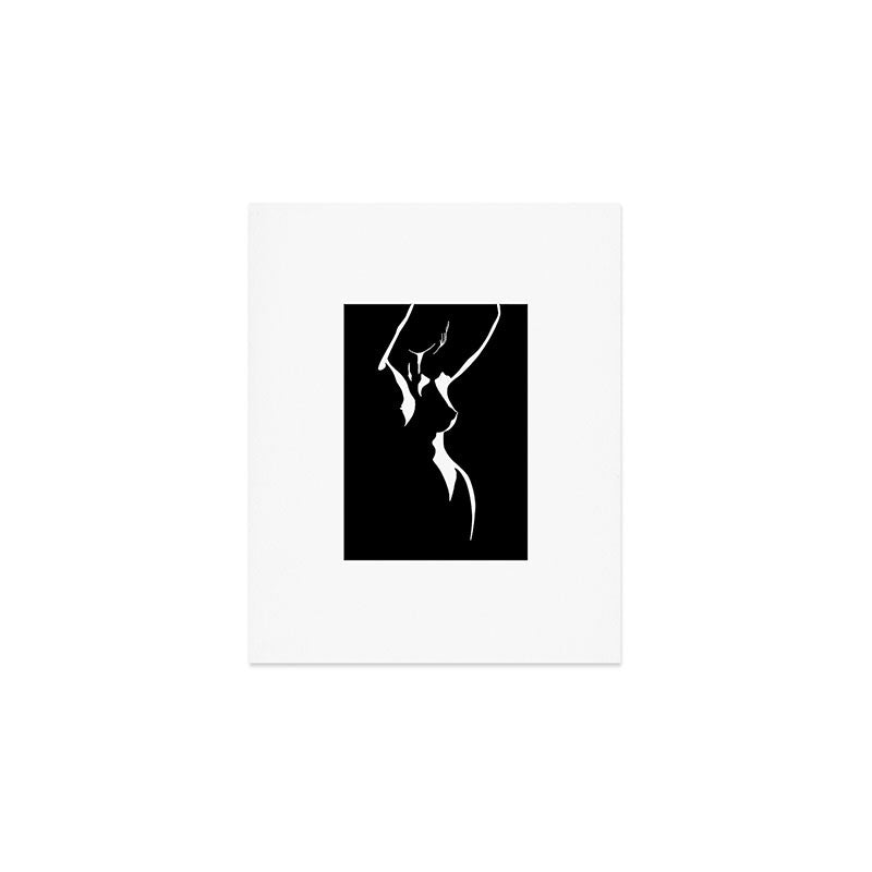 Nude Shadow Art Print Gallery Image 1