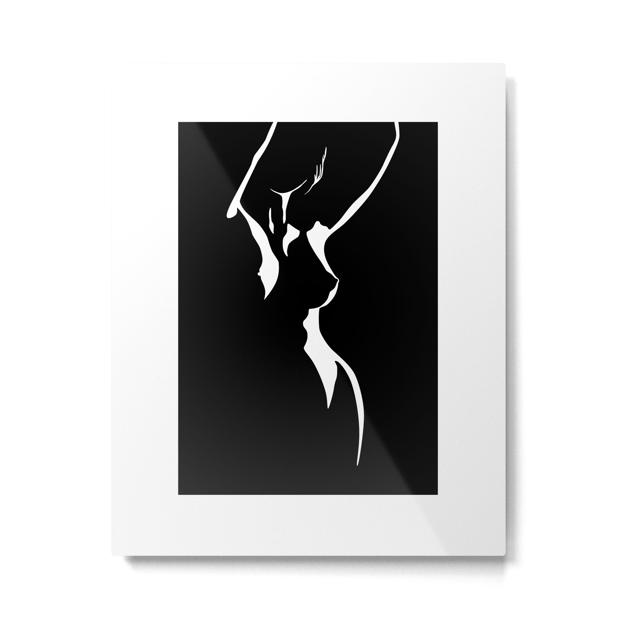 Nude Shadow Metal Print Gallery Image 4