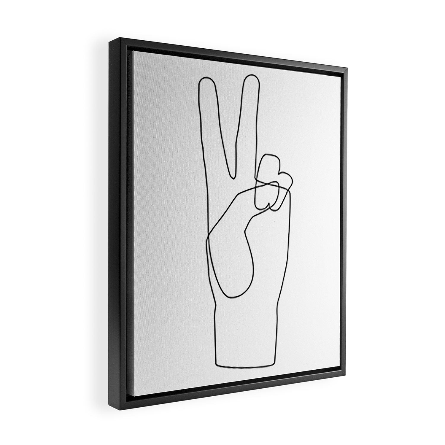 Peace Framed Canvas Print Gallery Image 2