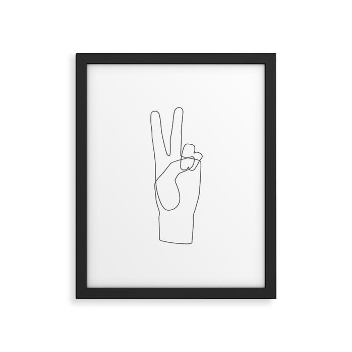 Peace Framed Art Print Gallery Image 1