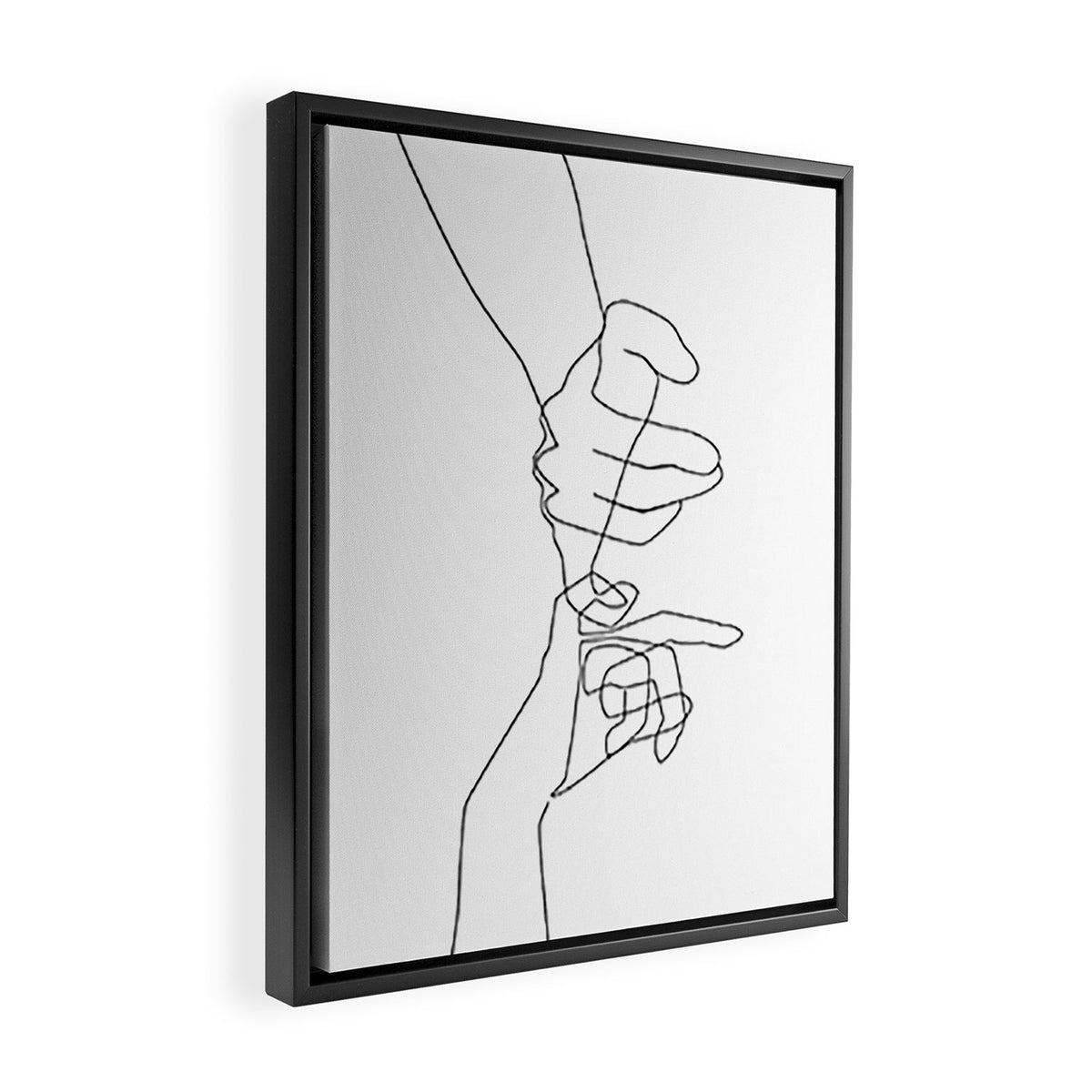 Pinky Swear Framed Canvas Print Gallery Image 2