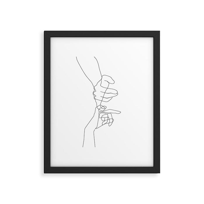 Pinky Swear Framed Art Print Gallery Image 1