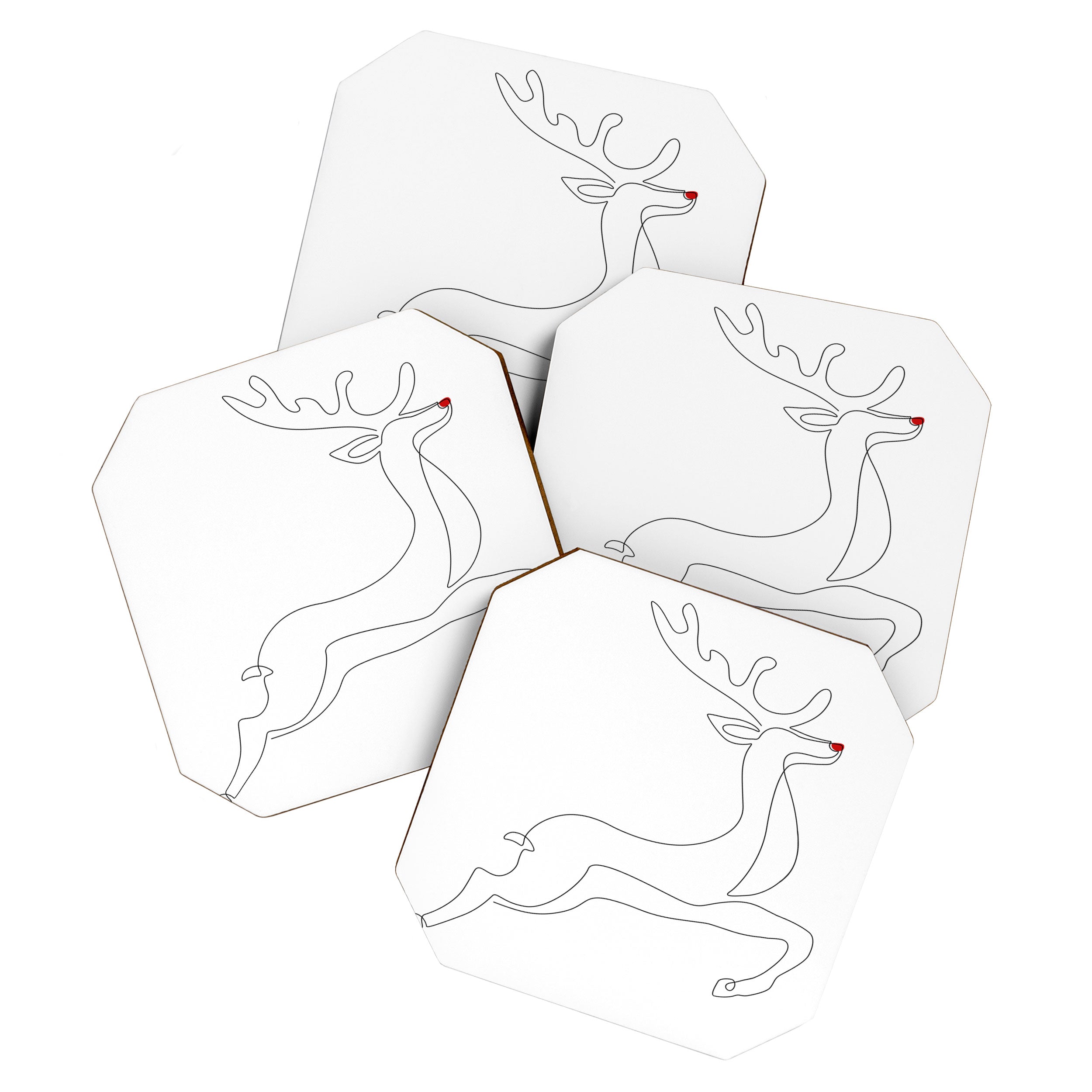 Red Nose Reindeer Coaster Gallery Image 1