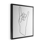 Rock Framed Canvas Print Gallery Image 2