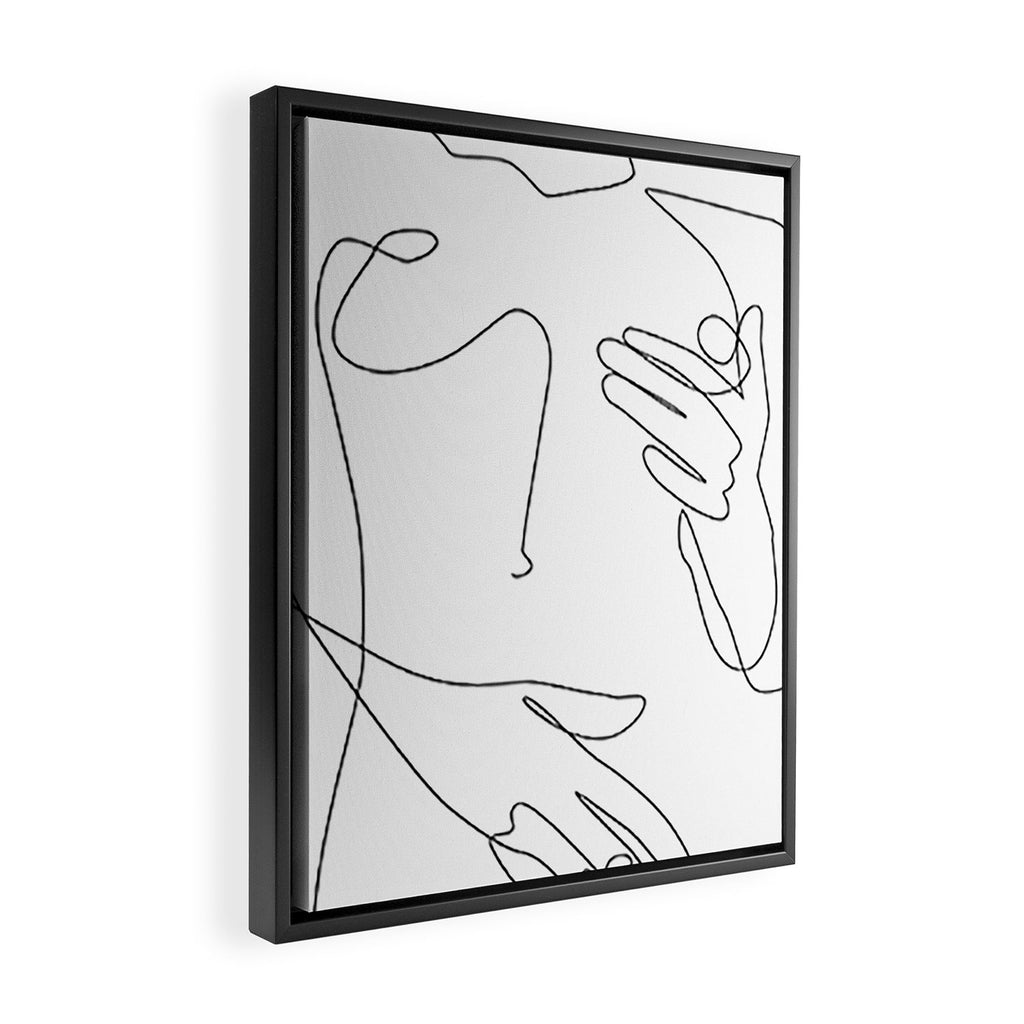 Sensual Erotic Framed Canvas Print Gallery Image 2