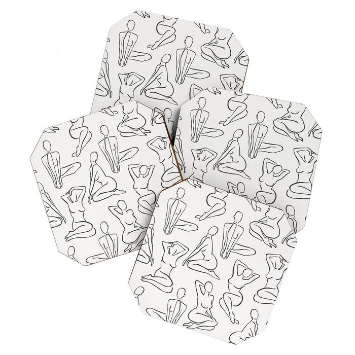 Shapes of the Ladies Pattern Coaster Gallery Image 1
