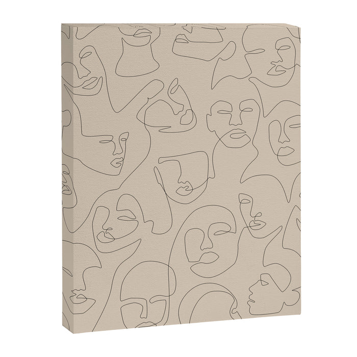 She's Beige Canvas Print Gallery Image 1
