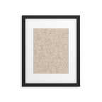 She's Beige Framed Art Print Gallery Image 5