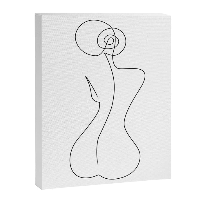Single Back Line Canvas Print Gallery Image 1