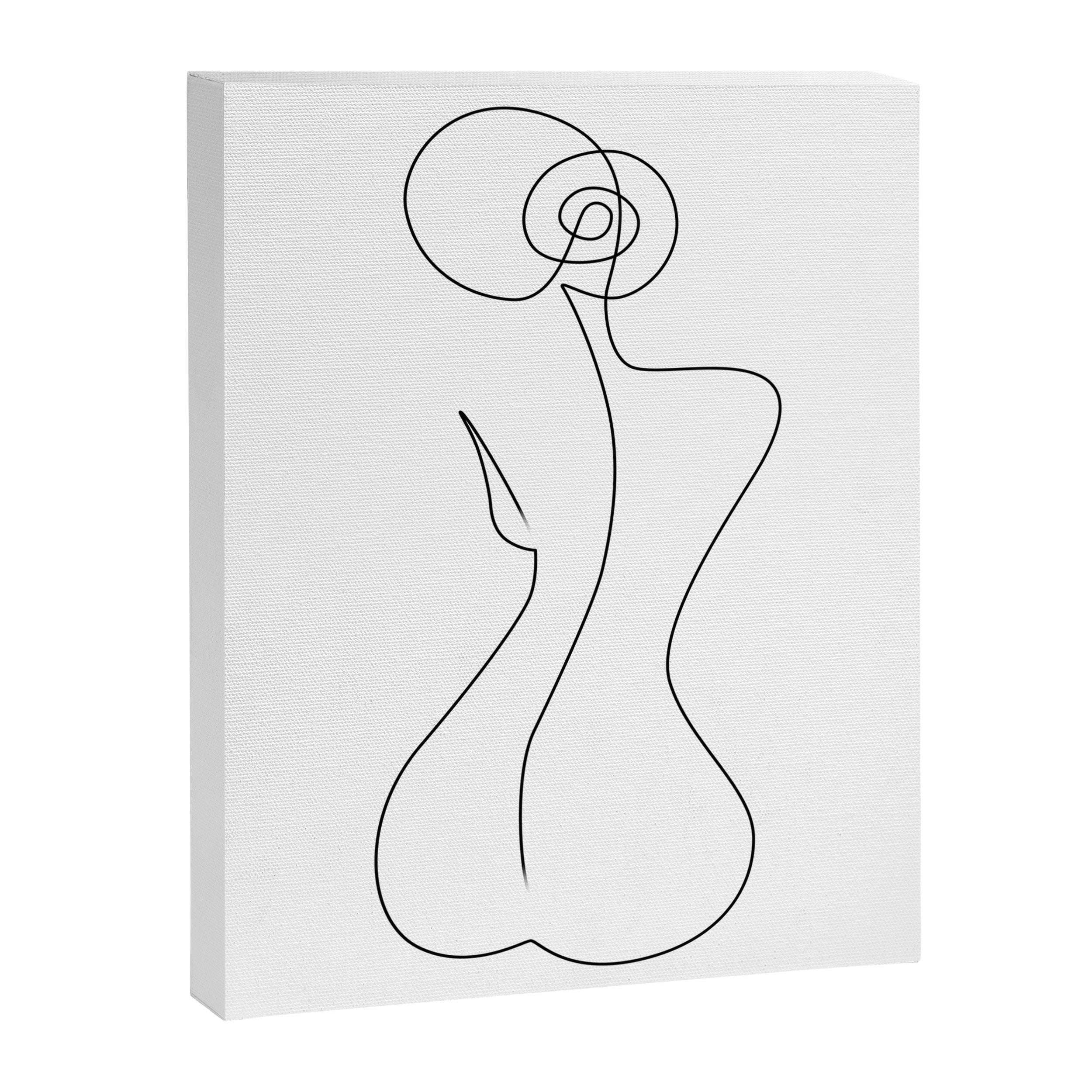 Single Back Line Canvas Print Gallery Image 6