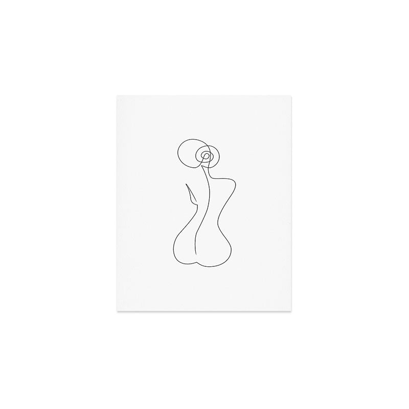 Single Back Line Art Print Gallery Image 1