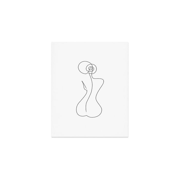 Single Back Line Art Print Gallery Image 1