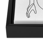 Single Nude Framed Canvas Print Gallery Image 3