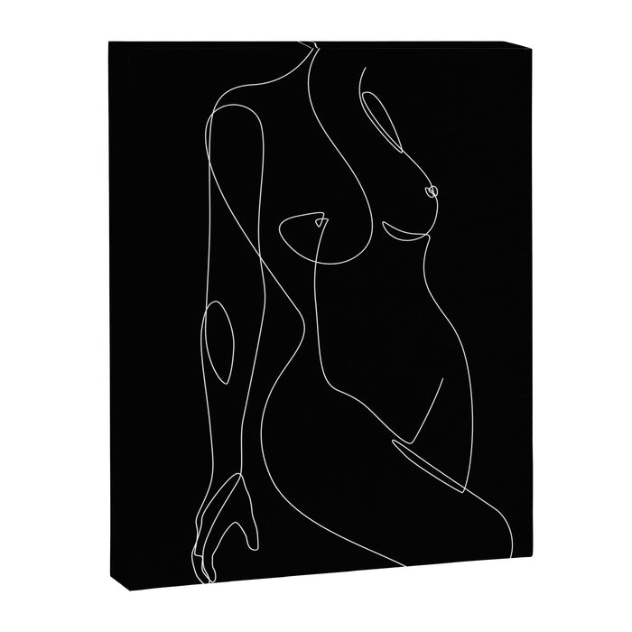 Single Nude Night Canvas Print Gallery Image 1