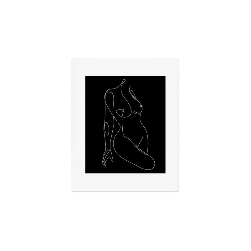 Single Nude Night Art Print Gallery Image 1