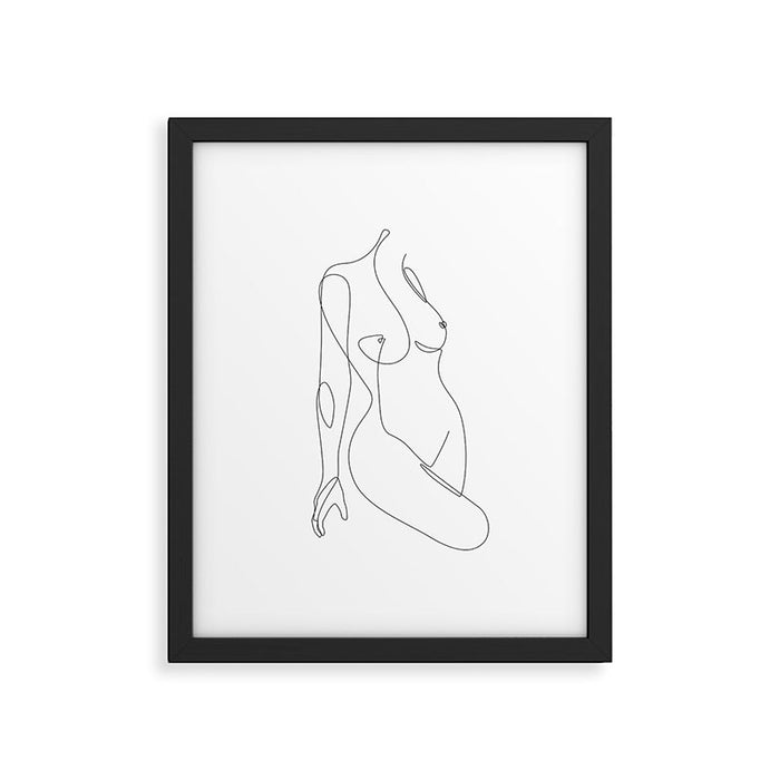 Single Nude Framed Art Print Gallery Image 1