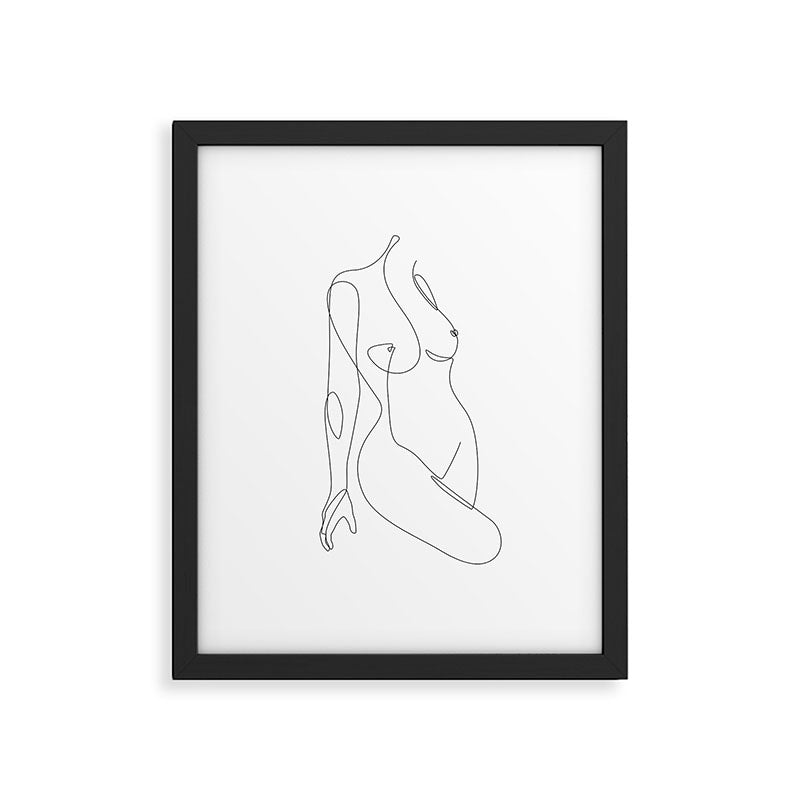 Single Nude Framed Art Print Gallery Image 5