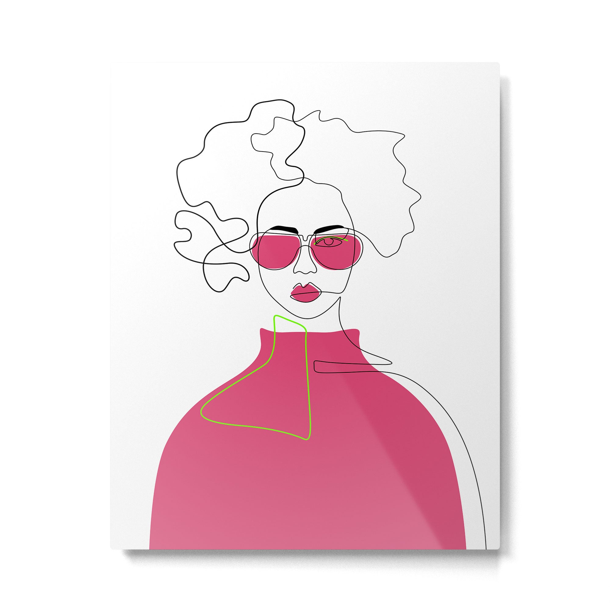Style The Pink Metal Print Gallery Image 4