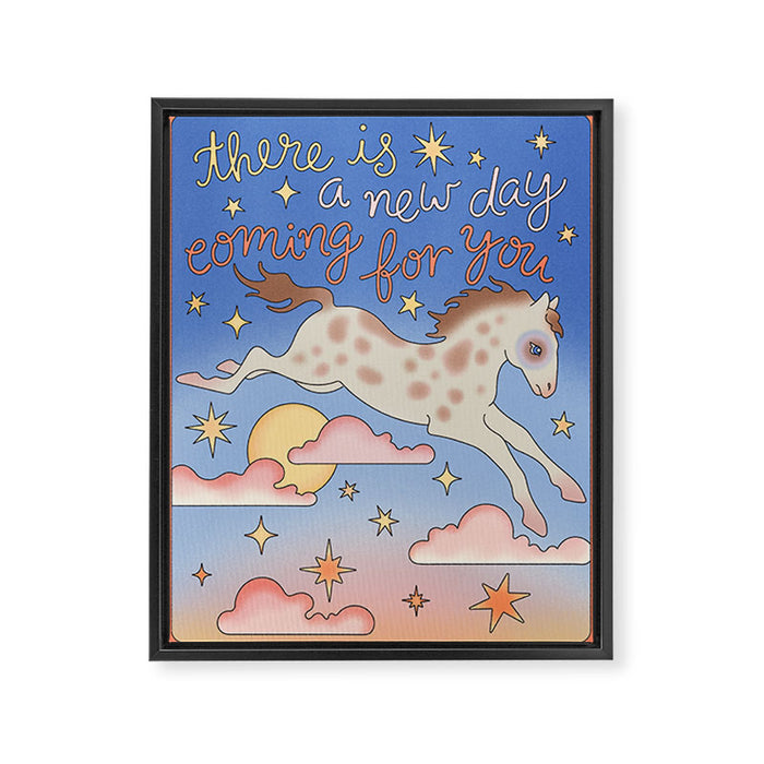 A New Day Is Coming Framed Canvas Print Gallery Image 1