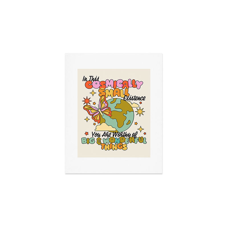 Cosmically Small Art Print Gallery Image 1