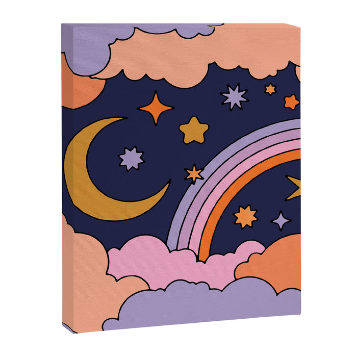 DREAMY CLOUDY NIGHT Canvas Print Gallery Image 1