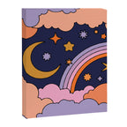 DREAMY CLOUDY NIGHT Canvas Print Gallery Image 6