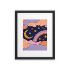 DREAMY CLOUDY NIGHT Framed Art Print Gallery Image 5