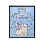 Everything I Want! Framed Canvas Print Gallery Image 8