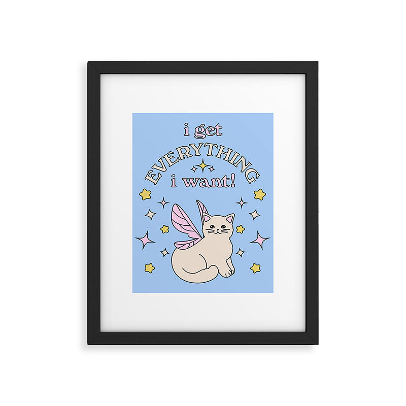 Everything I Want! Framed Art Print Gallery Image 6