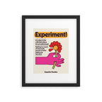 Experiment! Framed Art Print Gallery Image 4