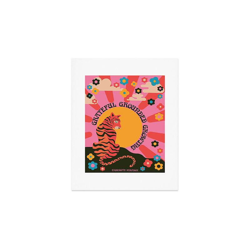 Grateful Grounded Growing Art Print Gallery Image 1
