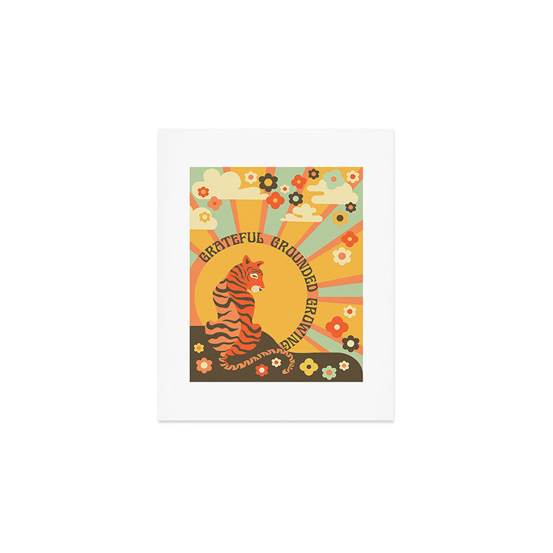 Grateful Grounded Growing Art Print Gallery Image 1