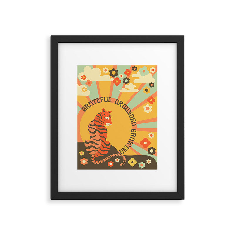 Grateful Grounded Growing Framed Art Print Gallery Image 5