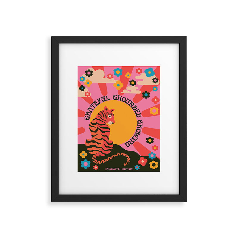 Grateful Grounded Growing Framed Art Print Gallery Image 5
