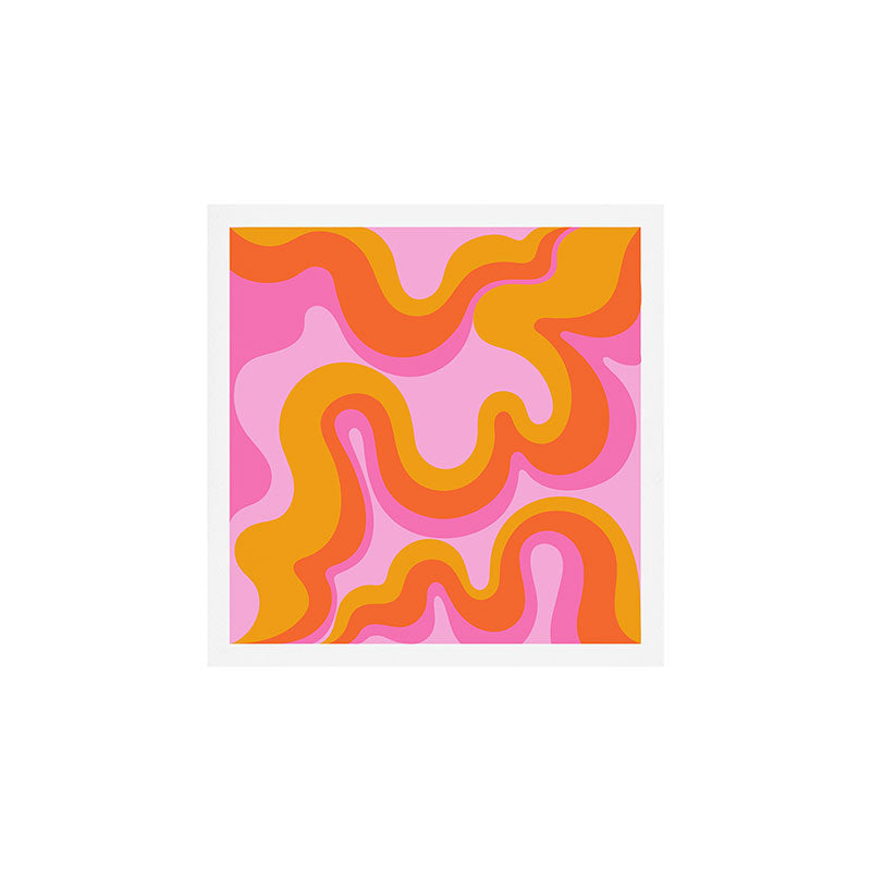 Groovy Swirl - Sunset Art Print Gallery Image 1