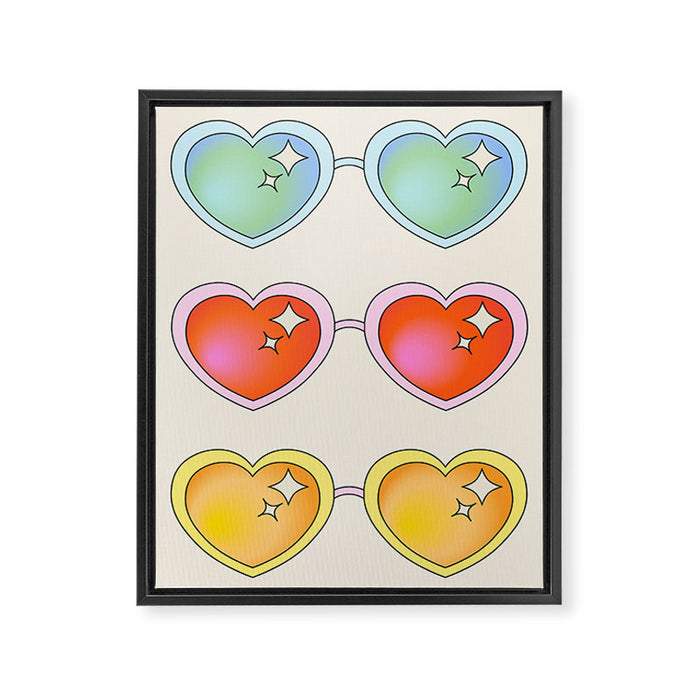 Groovy Vision Framed Canvas Print Gallery Image 1