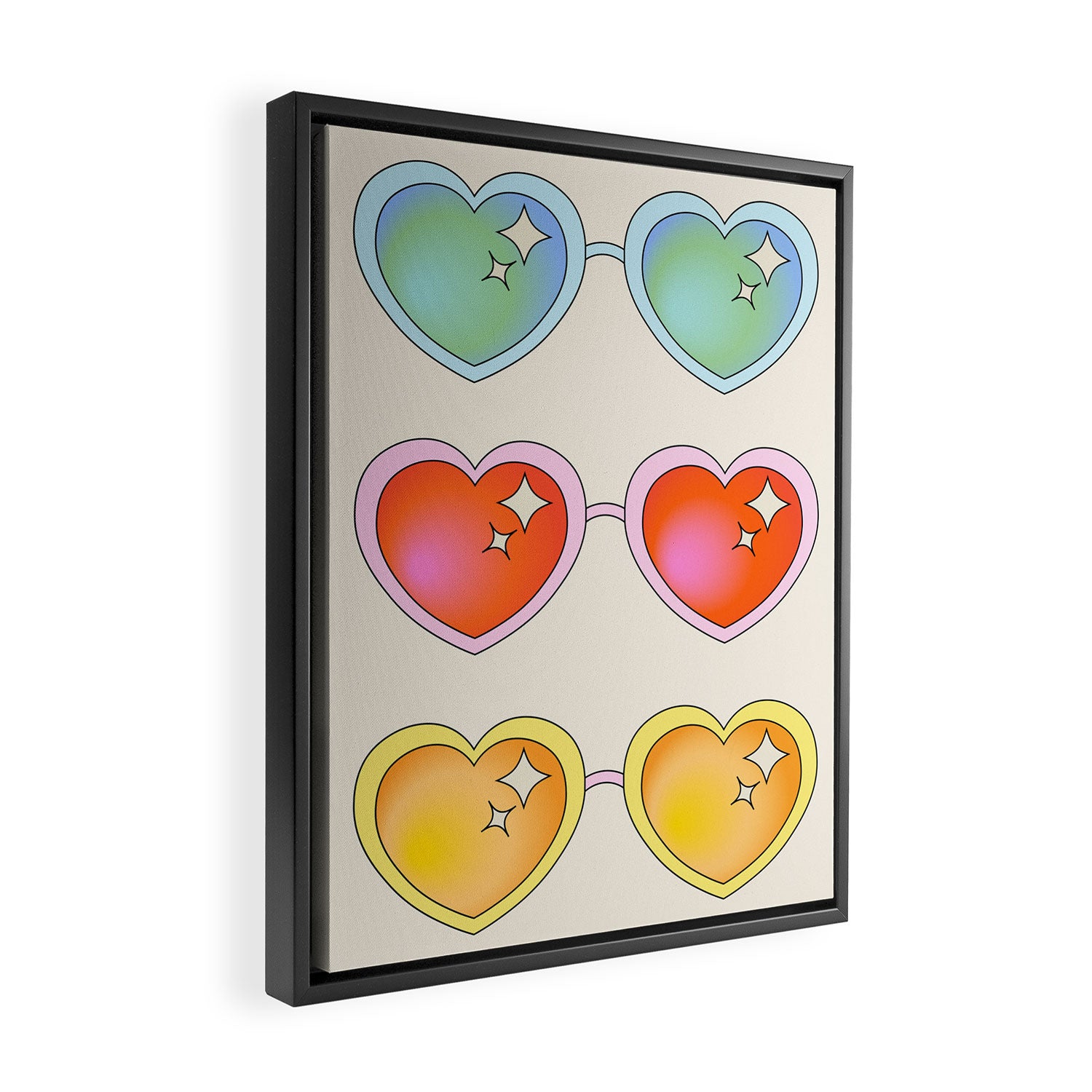 Groovy Vision Framed Canvas Print Gallery Image 2