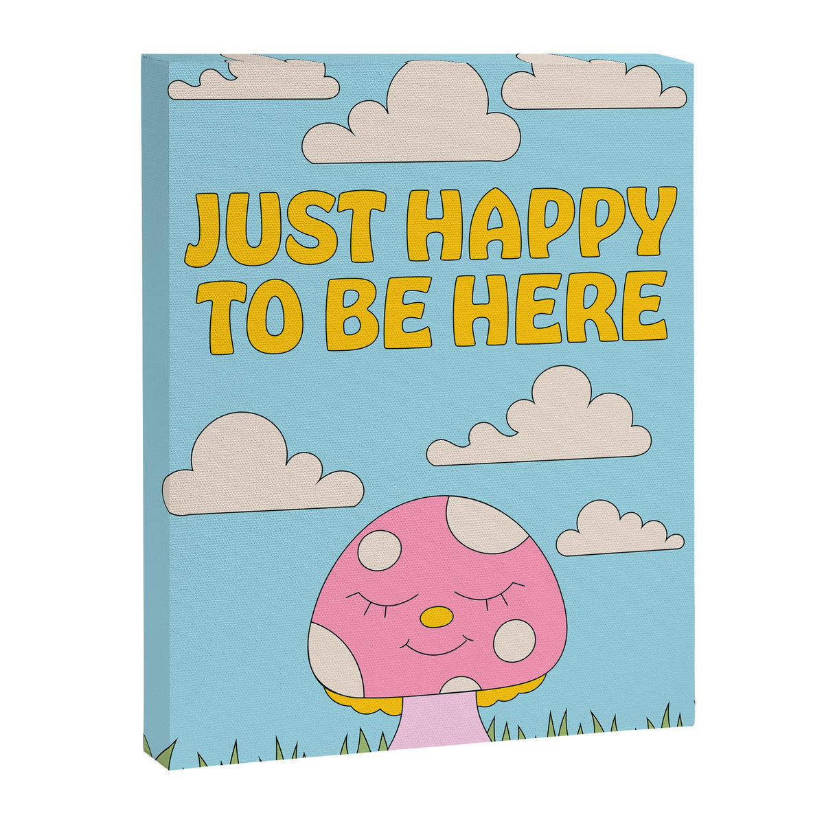Happy Mushroom Canvas Print Gallery Image 8