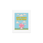 Happy Mushroom Art Print Gallery Image 1